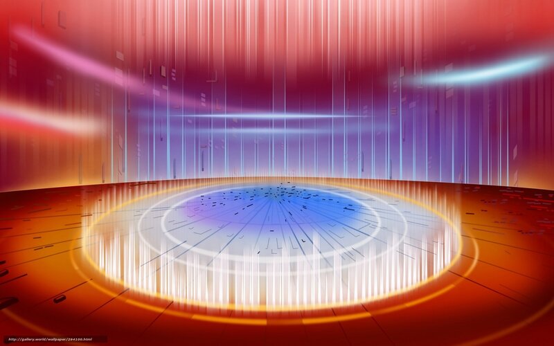 futuristic digital stage