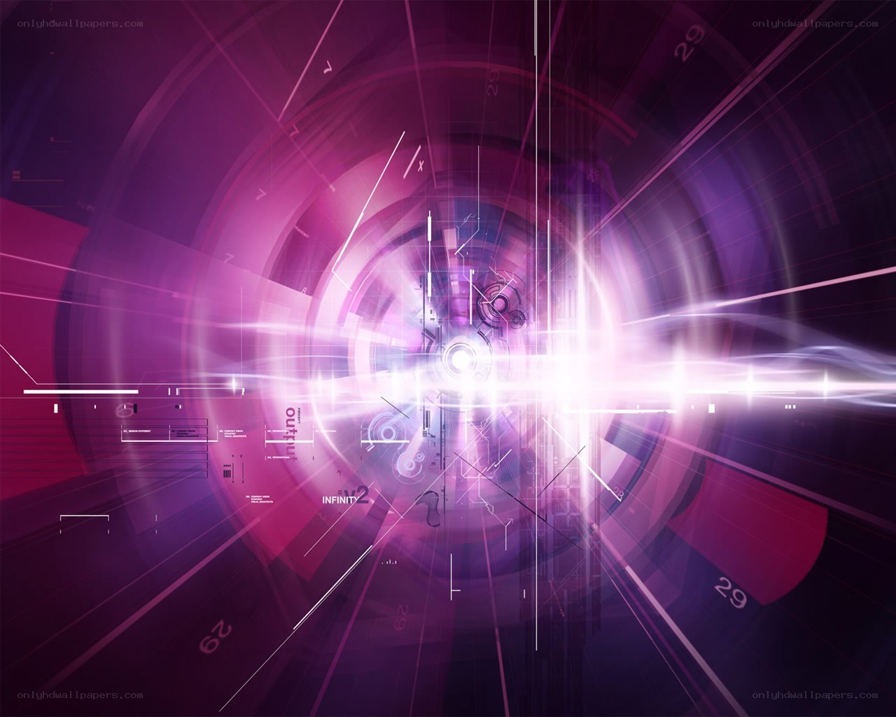 futuristic digital tunnel