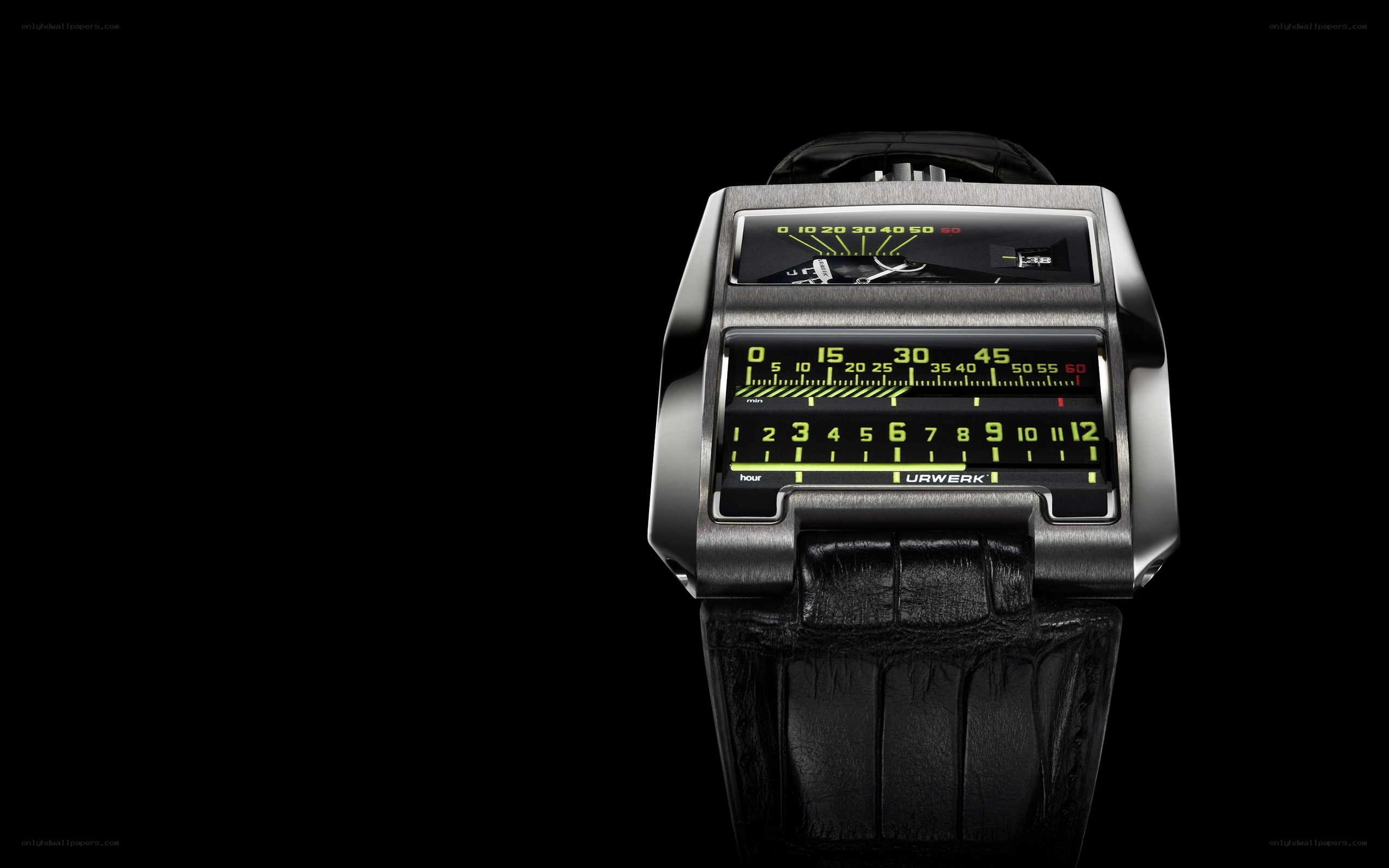 futuristic digital watch