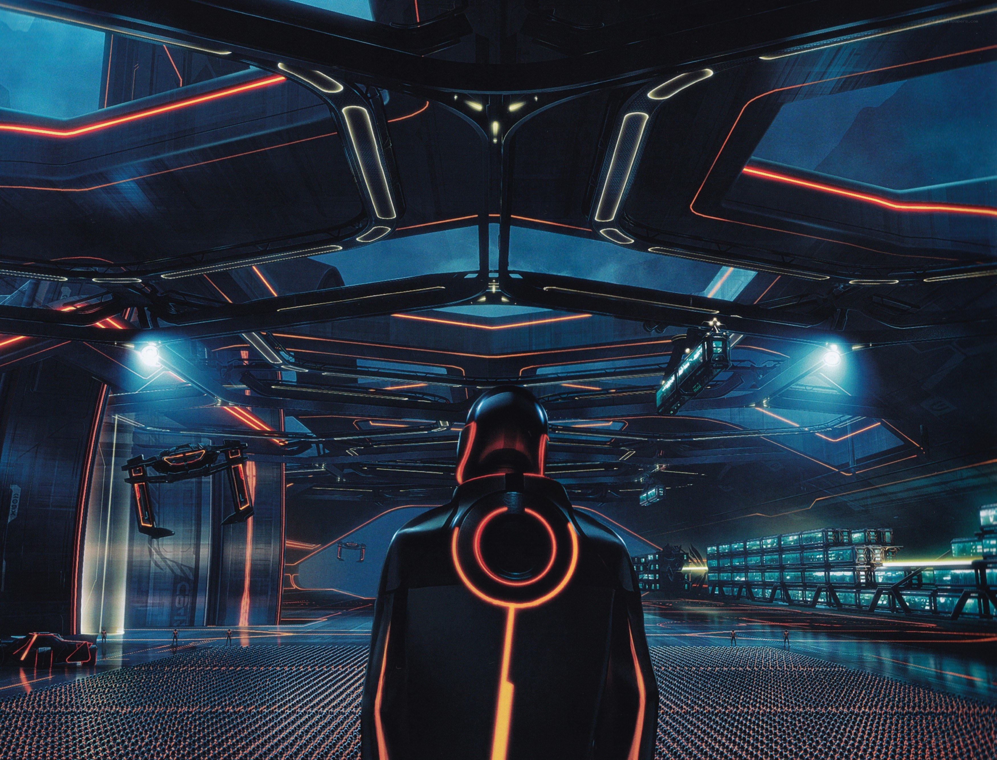 futuristic digital world