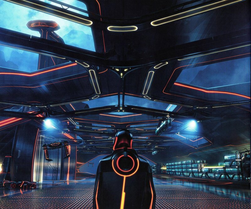 futuristic digital world