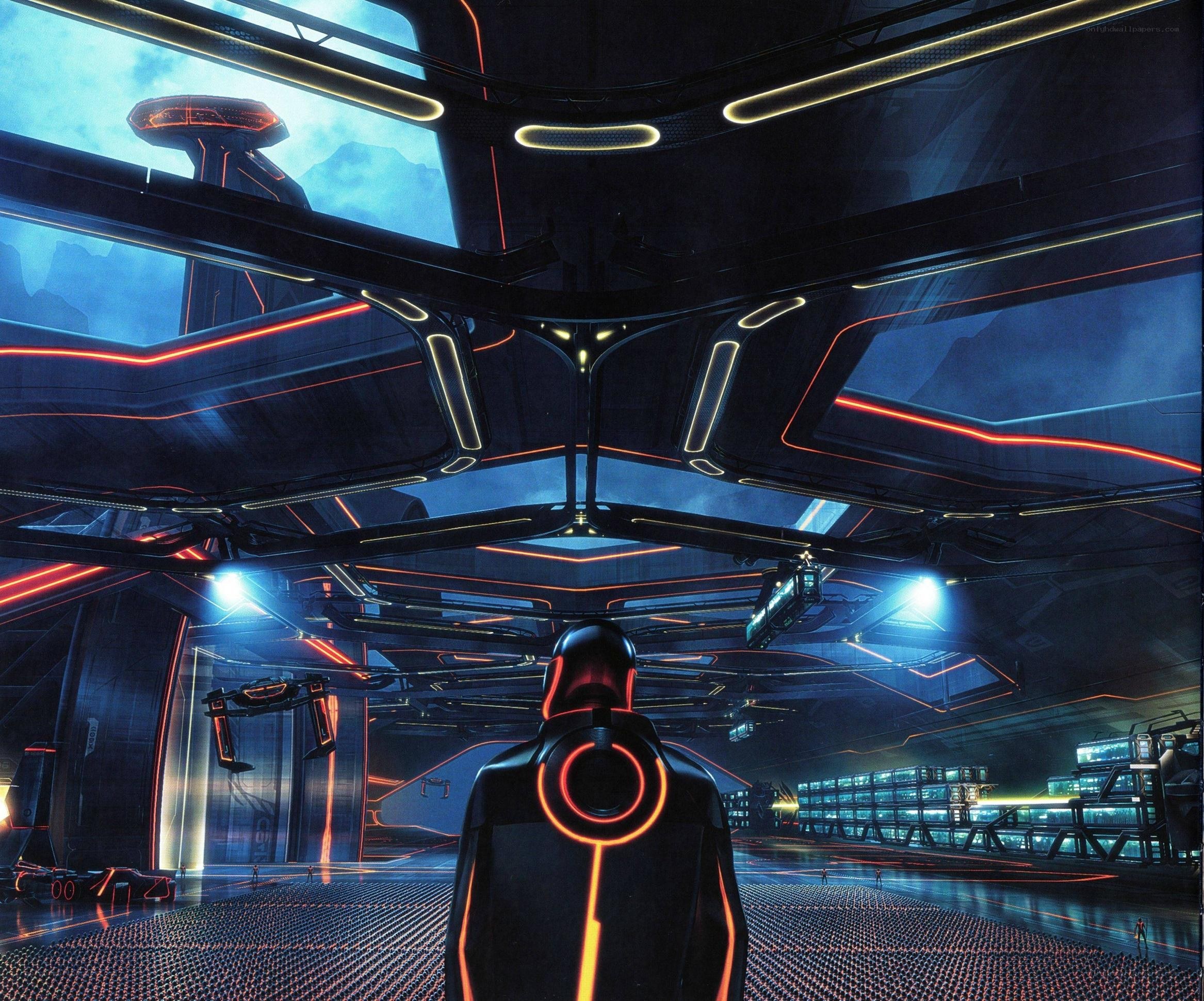 futuristic digital world