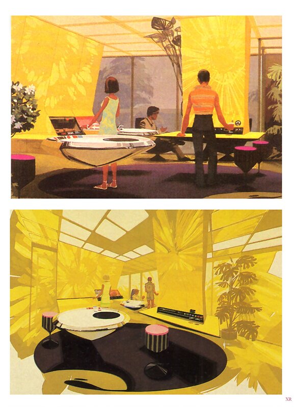 Futuristic Dining Room