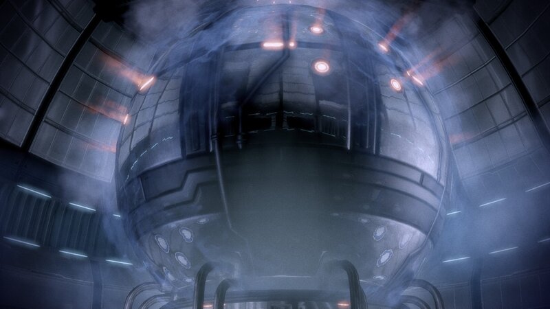futuristic dome chamber