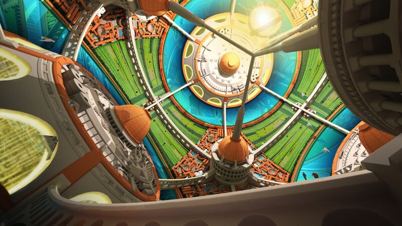 Futuristic Dome Interior