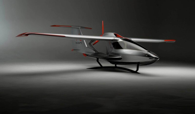 futuristic electric aircraft
