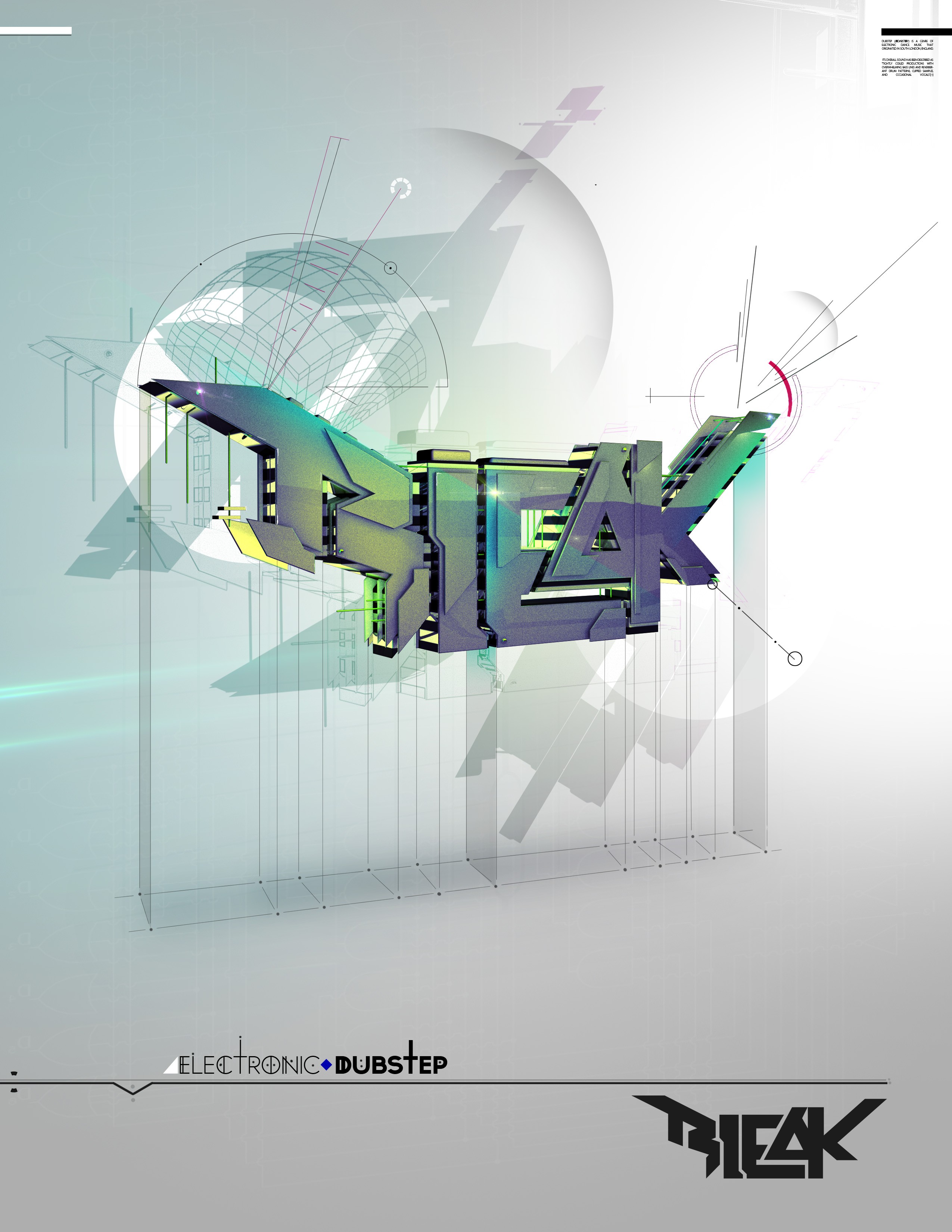 futuristic electronic music artwork