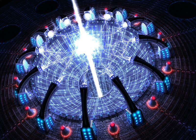 futuristic energy core