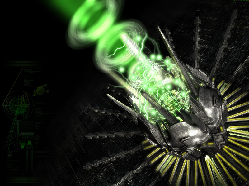 Futuristic energy weapon