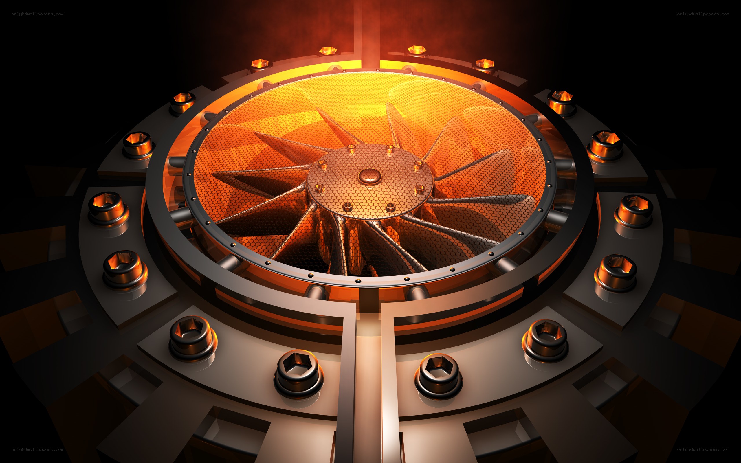 futuristic engine core