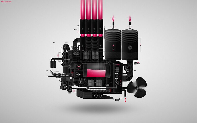 futuristic engine design