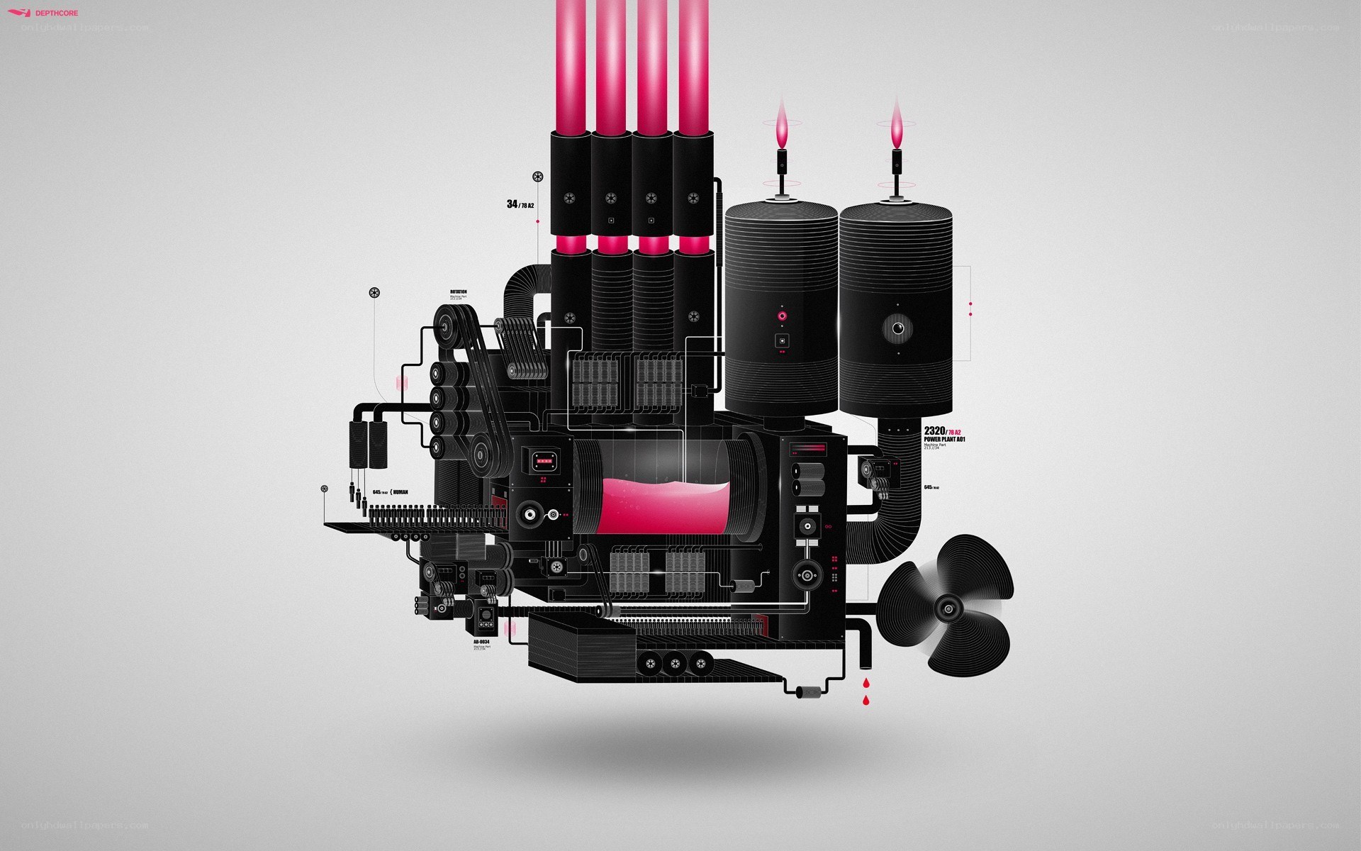 futuristic engine design