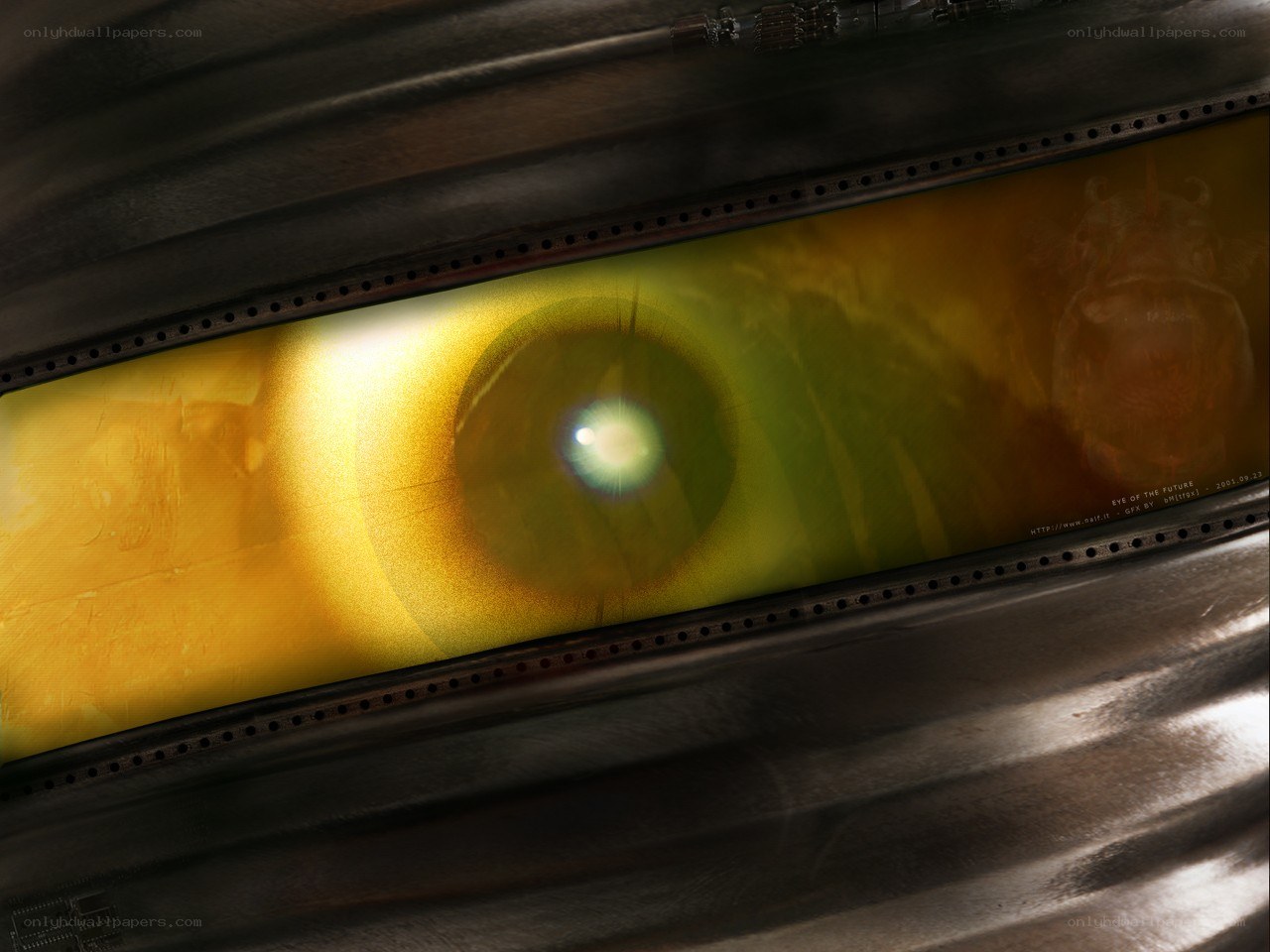 futuristic eye display