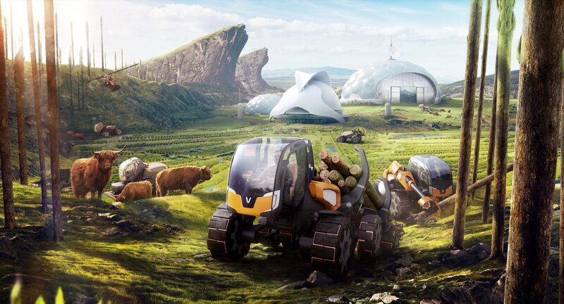 Futuristic Farm Vehicles
