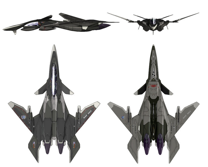 futuristic fighter jet design