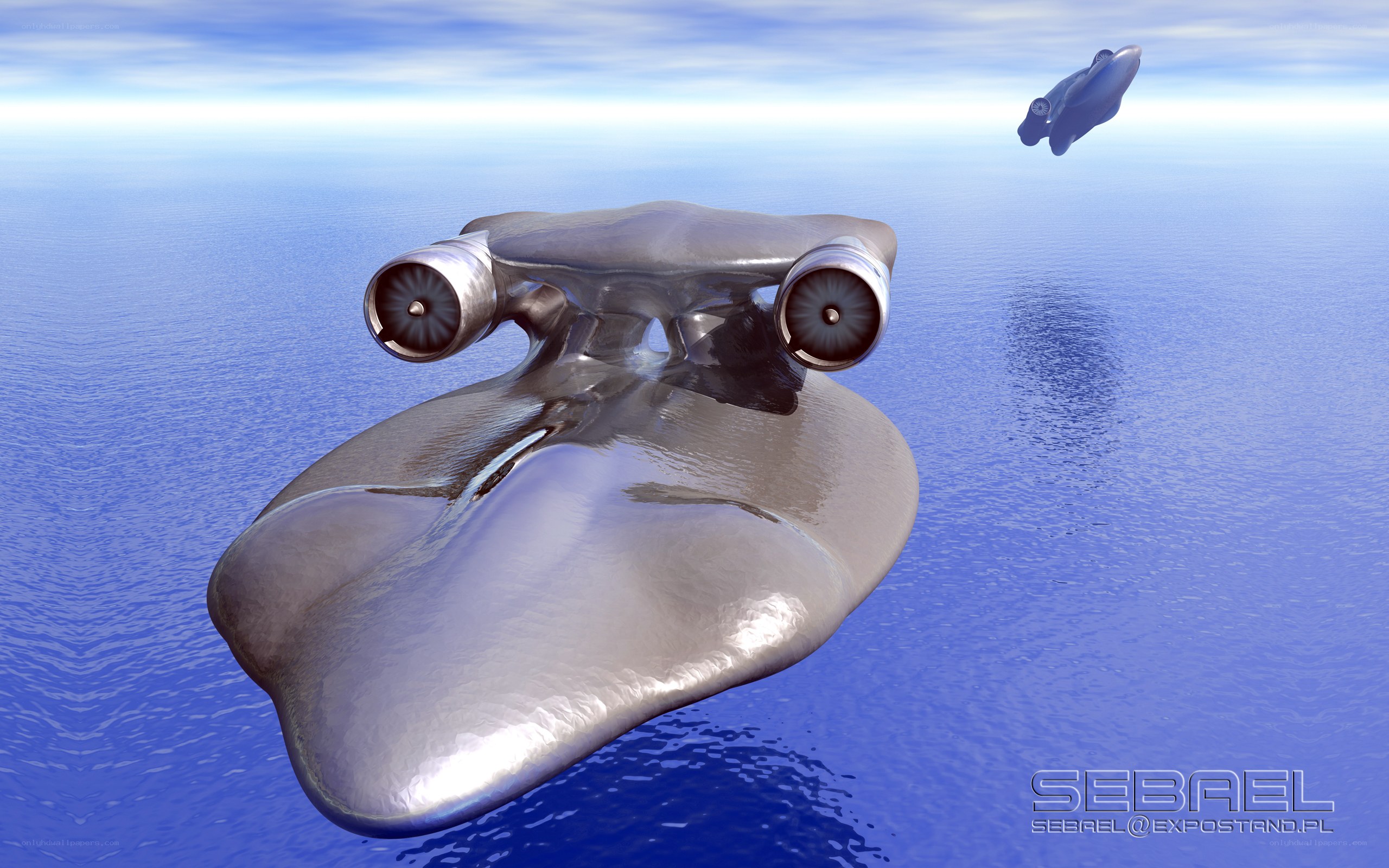 futuristic flying craft