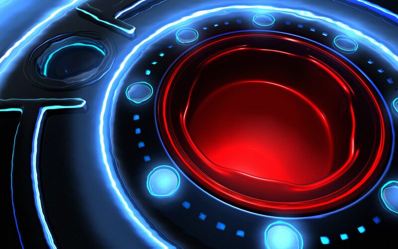 futuristic glowing interface