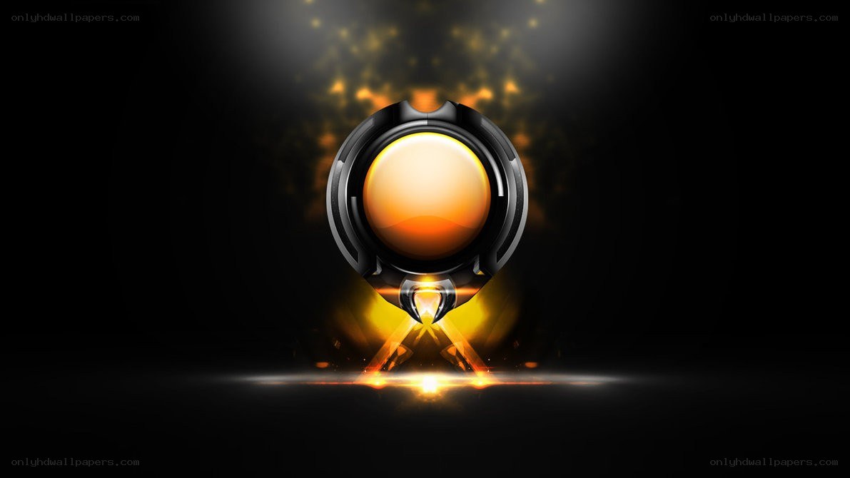 futuristic glowing orb