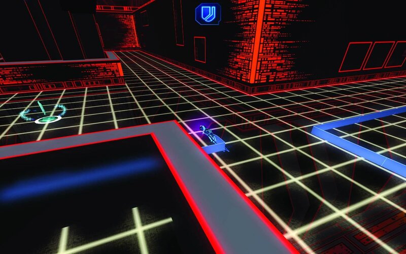futuristic grid environment