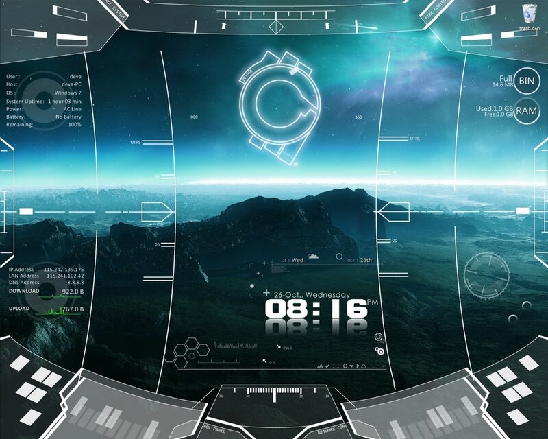 Futuristic Heads-up Display