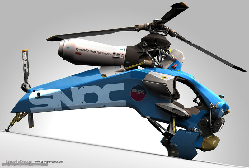 futuristic helicopter design
