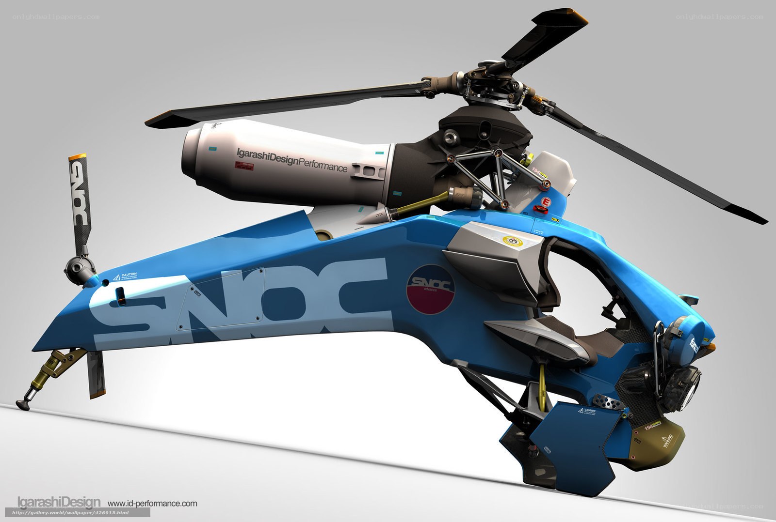 futuristic helicopter design