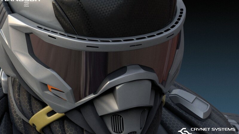 futuristic helmet close-up