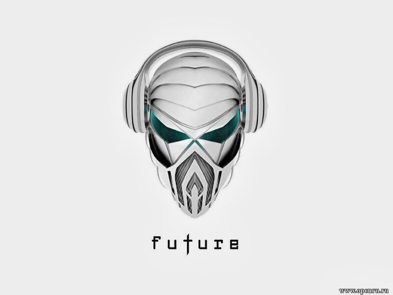 Futuristic Helmet with Headphones