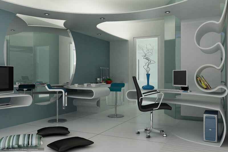 Futuristic home office design
