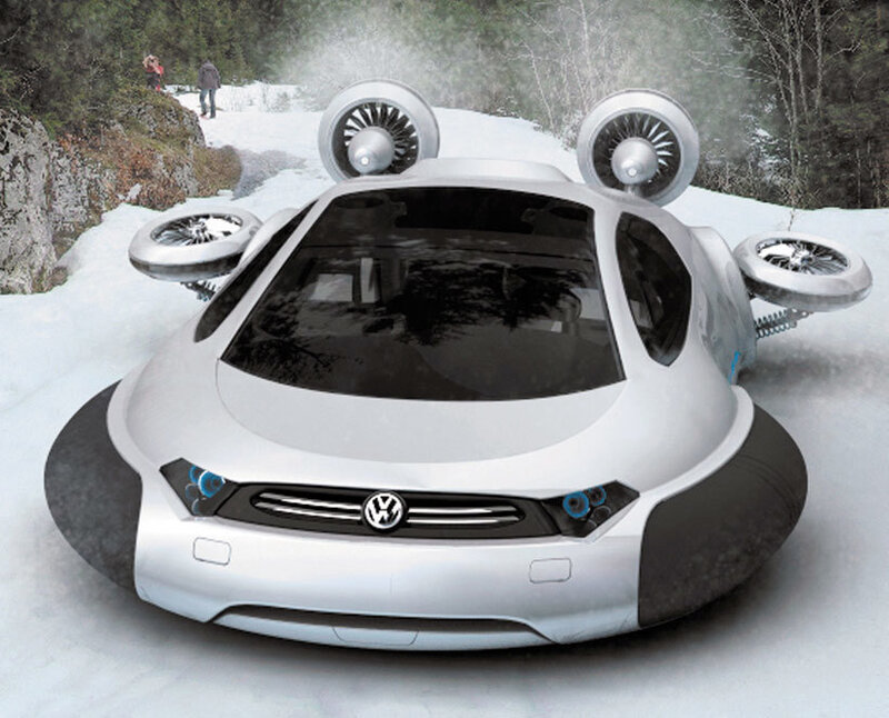 Futuristic Hover Car