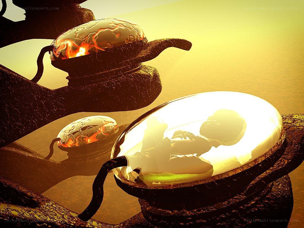 Futuristic incubation pods