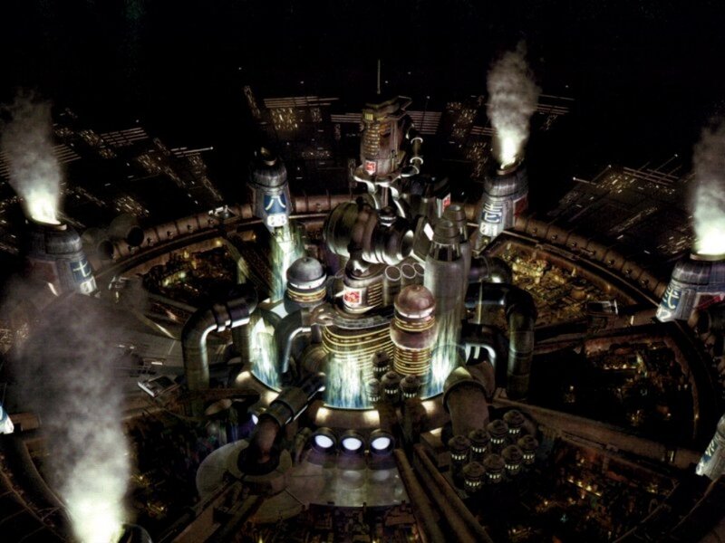 futuristic industrial complex