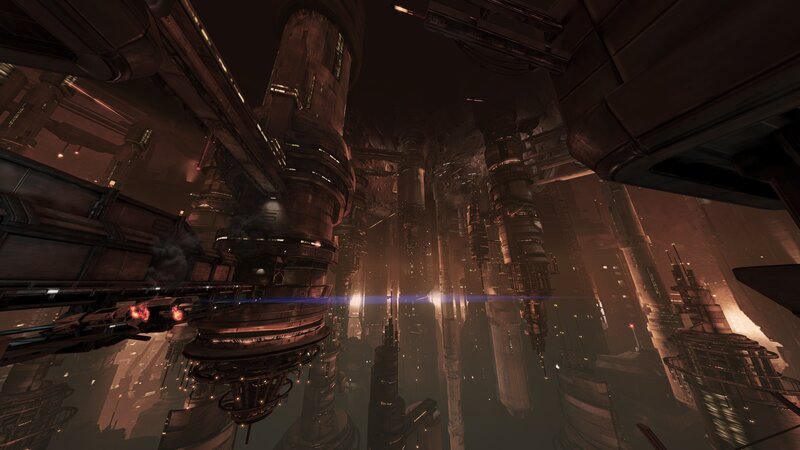 Futuristic Industrial Complex — Brown