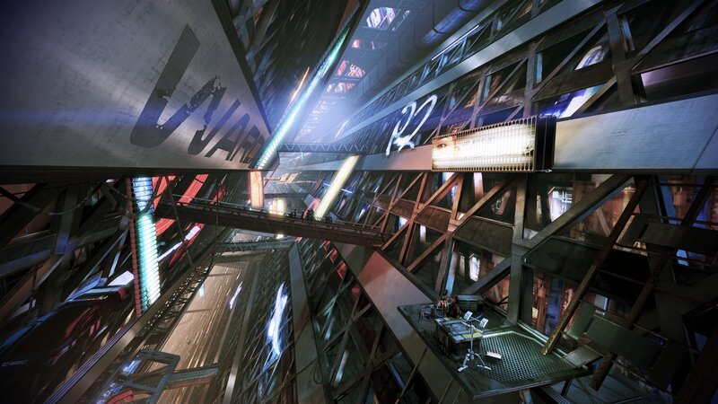 Futuristic Industrial Complex — Gray, Dark, Industrial