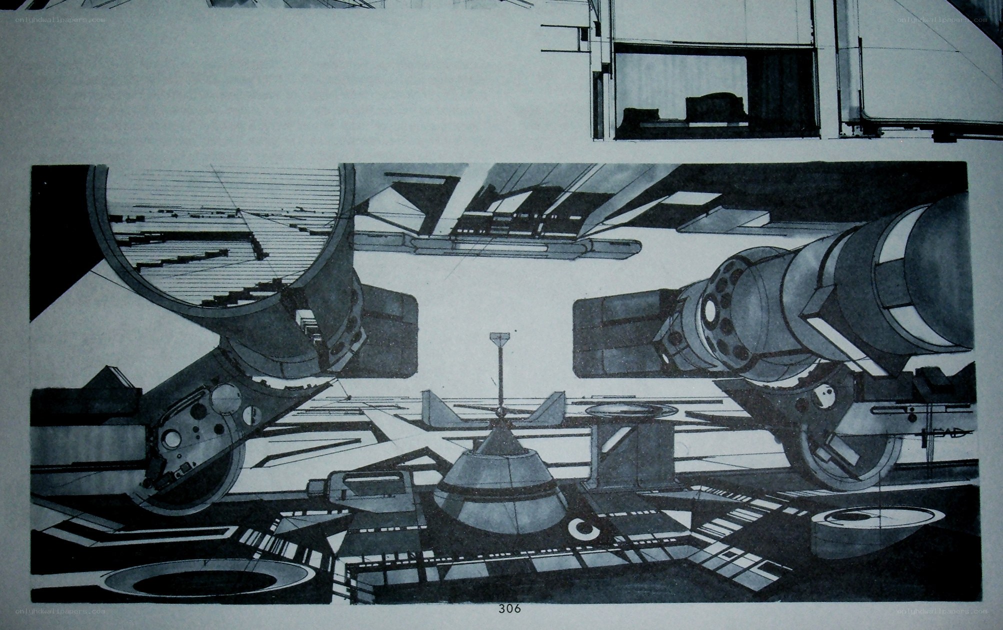 futuristic industrial concept art