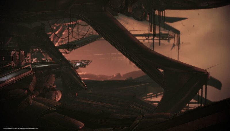 futuristic industrial interior