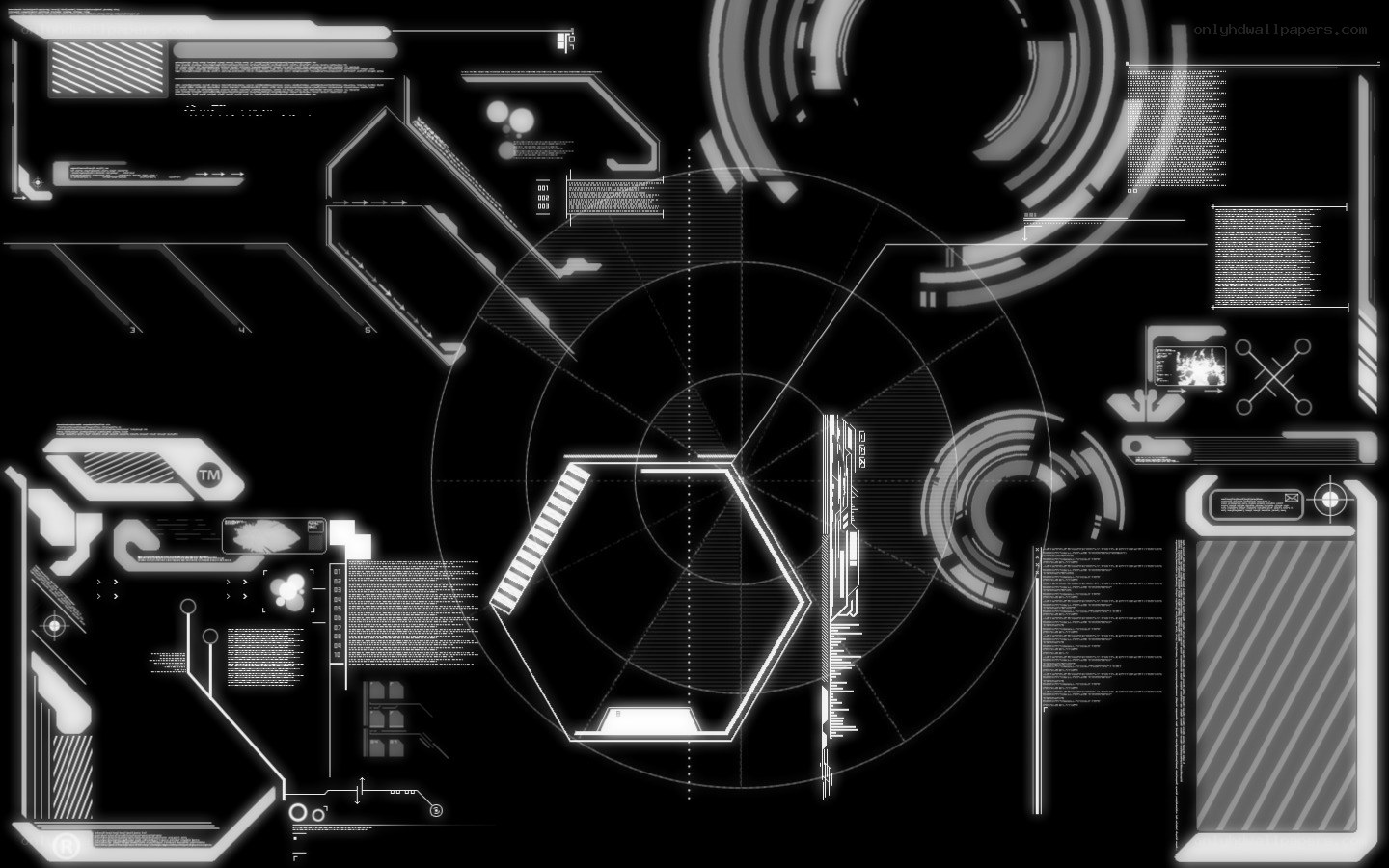 futuristic interface dashboard