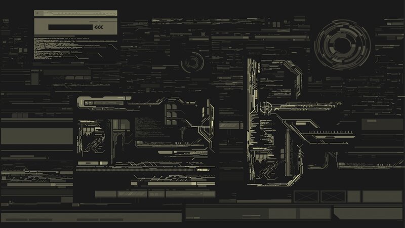 Futuristic Interface Design — Black, Technological, Digital Art