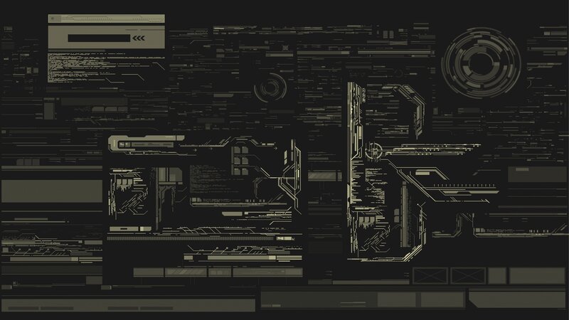 Futuristic Interface Design — Black