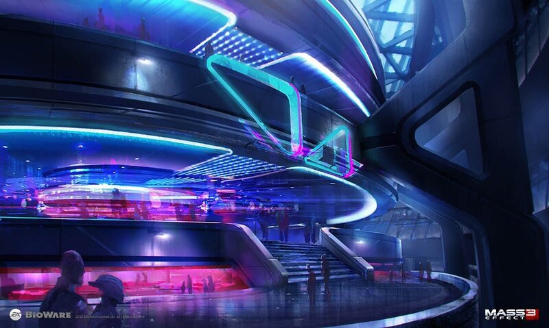 Futuristic Interior Space