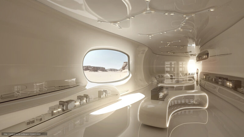 Futuristic Interior View