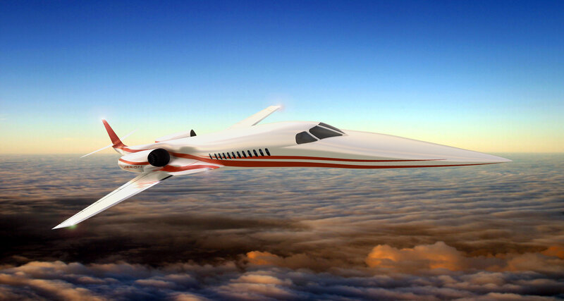 Futuristic Jet Aircraft — White, Serene