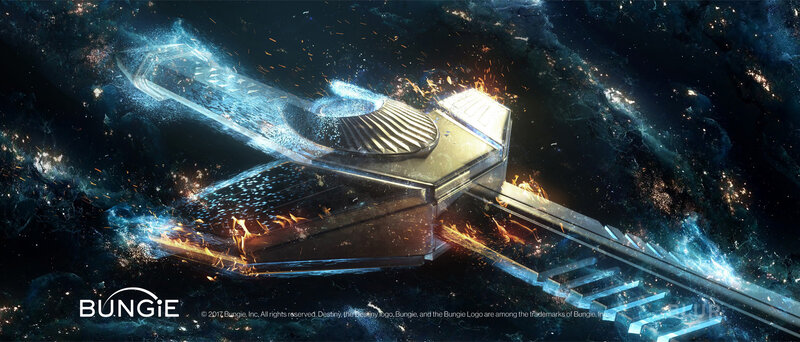 Futuristic Key in Space