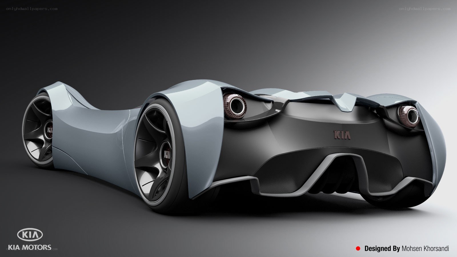 futuristic kia concept car