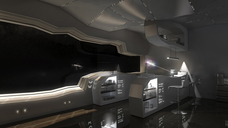 Futuristic Laboratory — Black