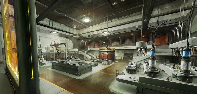 Futuristic Laboratory — Gray