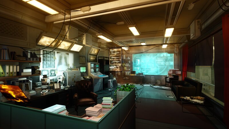 Futuristic Laboratory — Green