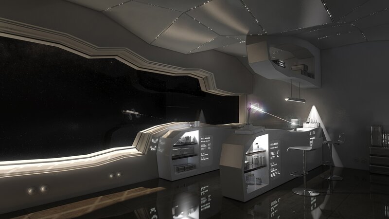 Futuristic Laboratory