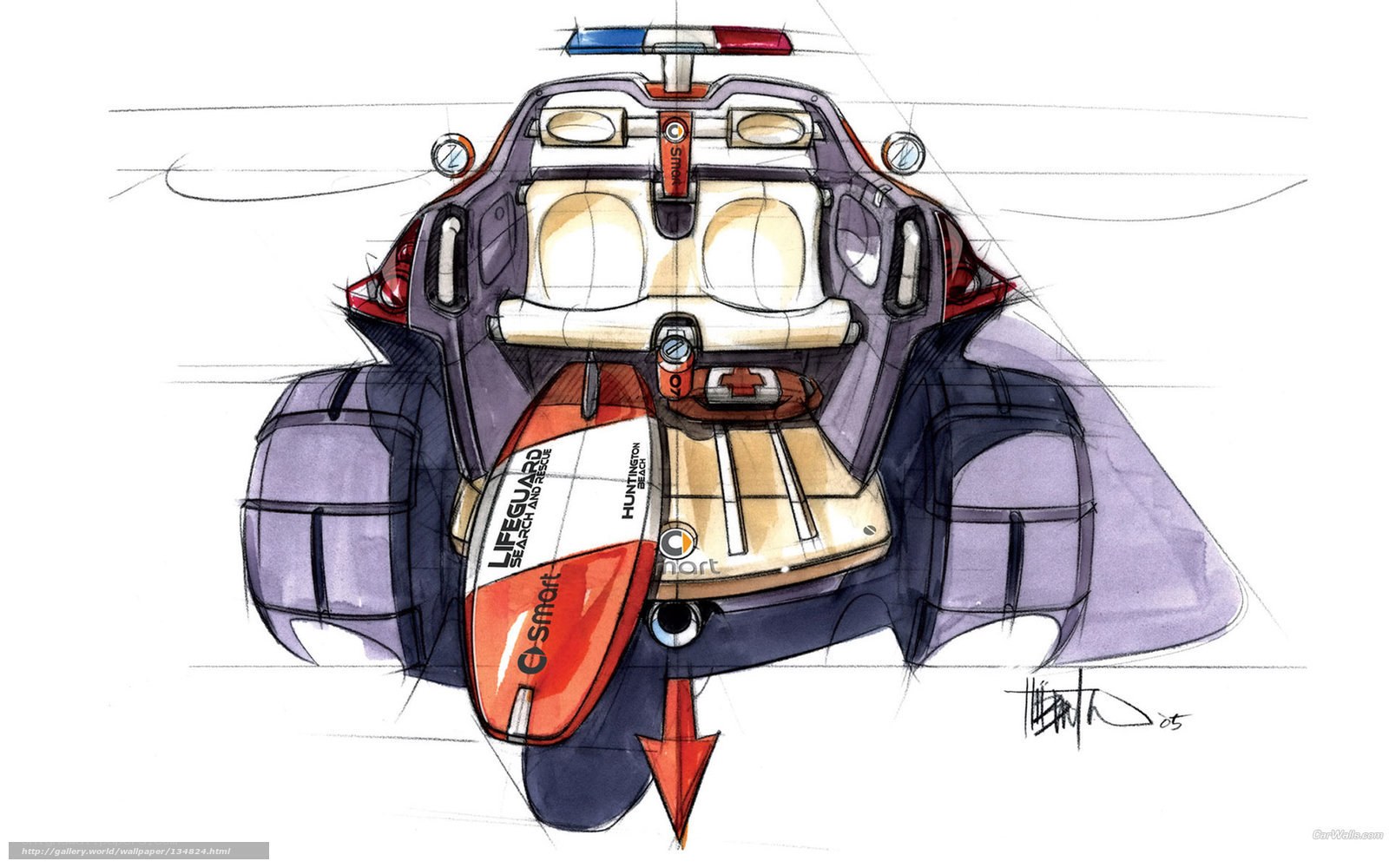 futuristic lifeguard vehicle concept