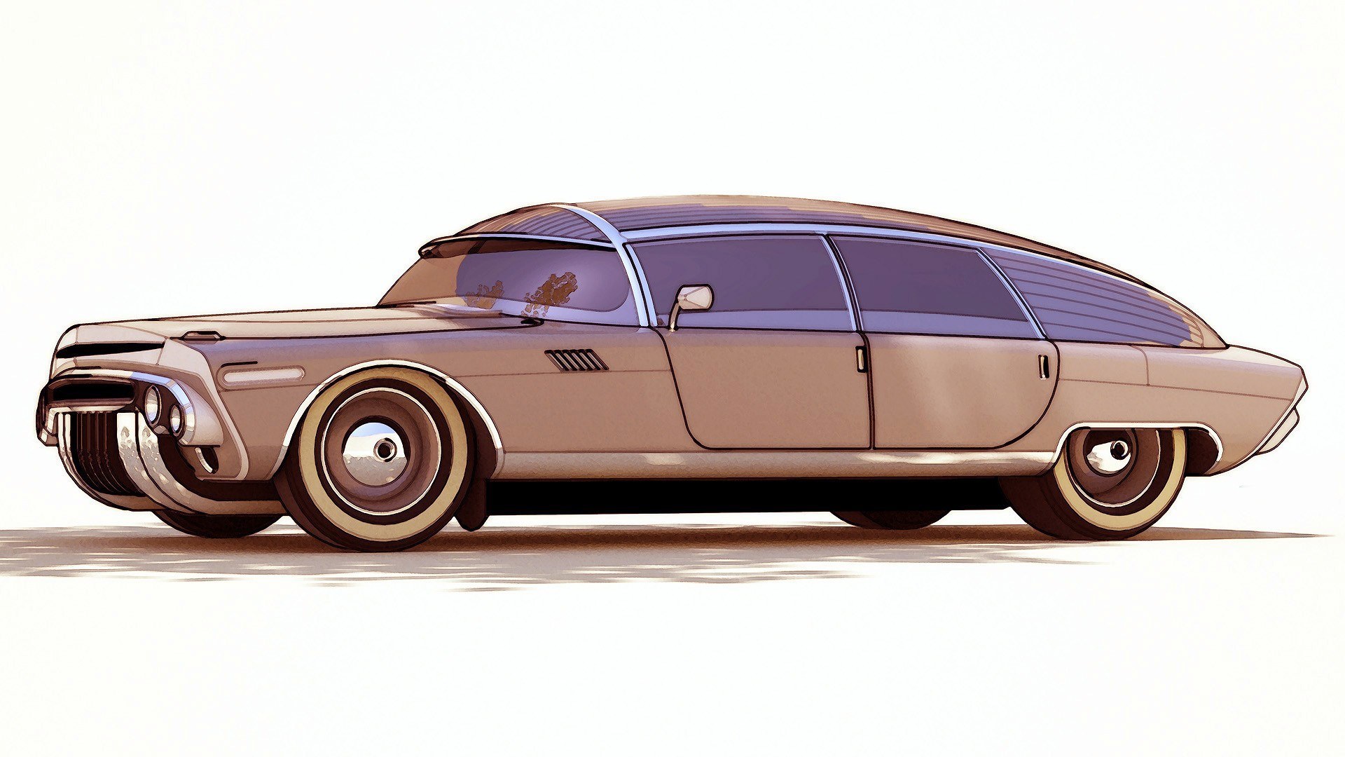 futuristic limousine concept
